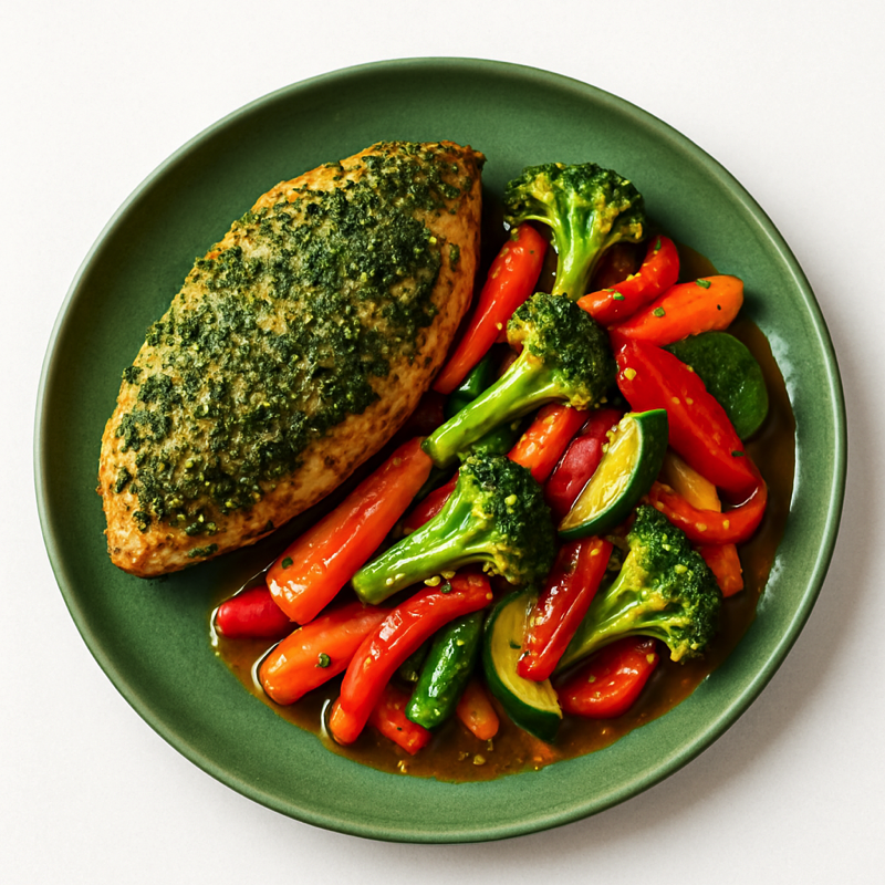 Evenimente: Piept de pui cu crustă de ierburi